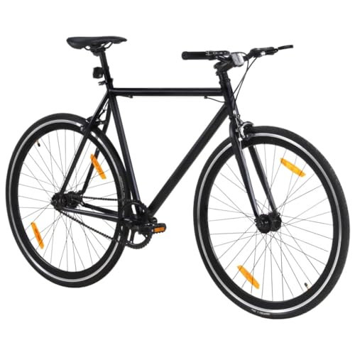 Fahrrad mit Festem Gang Schwarz 700c 55 cm,92250 von Generic