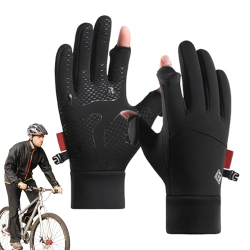 Fahrradhandschuhe, Touchscreen-Handschuhe, rutschfeste Touchscreen-SMS-Handschuhe, Unisex-Reithandschuhe, Winterzubehör zum Wandern, Spazierengehen von Generic