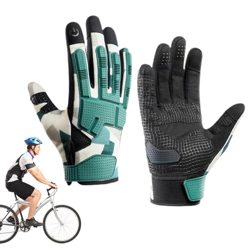 Fahrradhandschuhe für Herren, Fahrradhandschuhe für Herren, 1 Paar Rennradhandschuhe – Frühlings-Fahrradhandschuhe, Fahrradhandschuhe, stoßfest, Touchscreen-Handschuhe, Fahrradhandschuhe von Generic