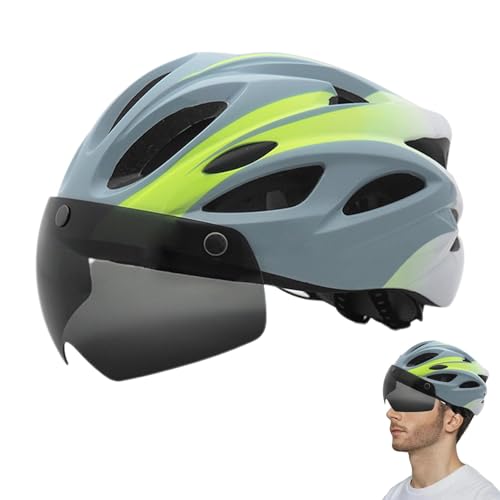 Fahrradhelme,Fahrradhelme für Erwachsene | Outdoor-Helme mit wiederaufladbarem Rücklicht,Fahrradhelme, verstellbare Fahrradhelme, atmungsaktive Fahrradhelme für Erwachsene, Rennrad, Mountainbike von Generic