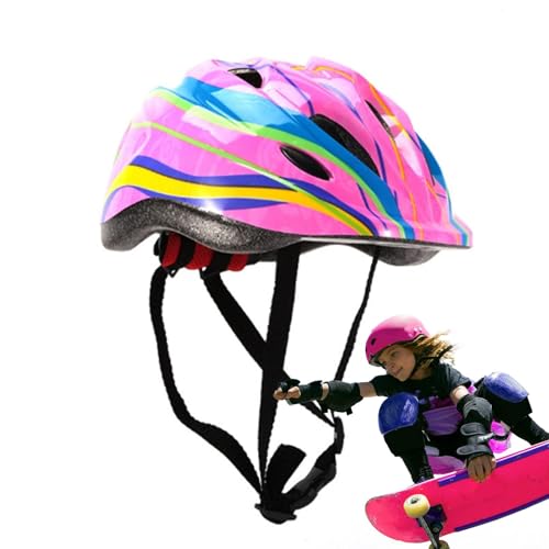 Fahrradhelme für Kinder,Fahrradhelme für Kinder - Rollschuhhelme - Verstellbare Skateboard-Helme für Balance-Radfahren, Kleinkind-Roller, atmungsaktive Helme für Kinder im Alter von 5–10 Jahren von Generic