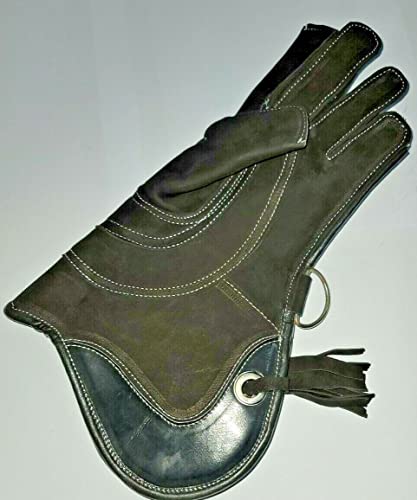 Generic Falknerei-Handschuh, 3-lagig, Schwarz, Unisex-Erwachsene, Falconry Enthusiasts, Outdoor Enthusiasts, Leder, Nubukleder, Rutschfest, Atmungsaktiv Generic Falknerei-Handschuh, 3-lagig, Schwarz, Unisex-Erwachsene, Falconry Enthusiasts, Outdoor Enthusiasts, Leder, Nubukleder, Rutschfest, Atmungsaktiv von Generic