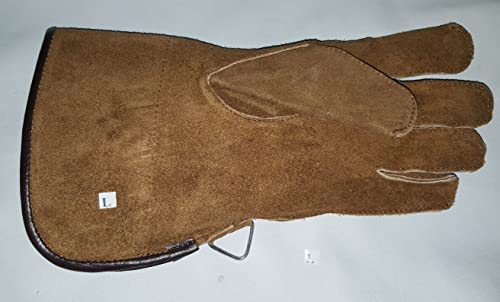 Falknerei-Handschuh, einlagig, groß, Wildleder, 30,5 cm lang, Sinopia Braun Falknerei-Handschuh, einlagig, groß, Wildleder, 30,5 cm lang, Sinopia Braun von Generic