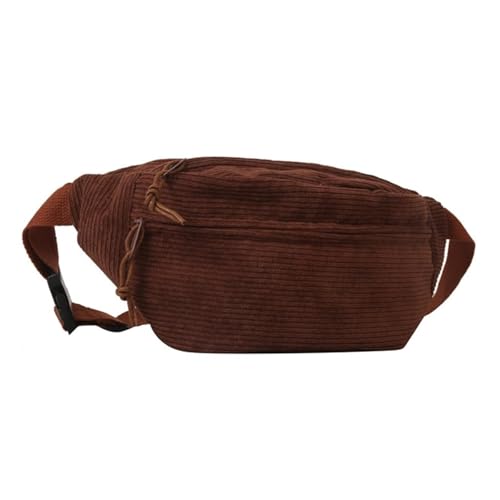 Fanny Pack Taille Reise Sport Für Mädchen Frauen Taille Pack Taktische Hüfttaschen Herren (Brown, One Size) von Generic