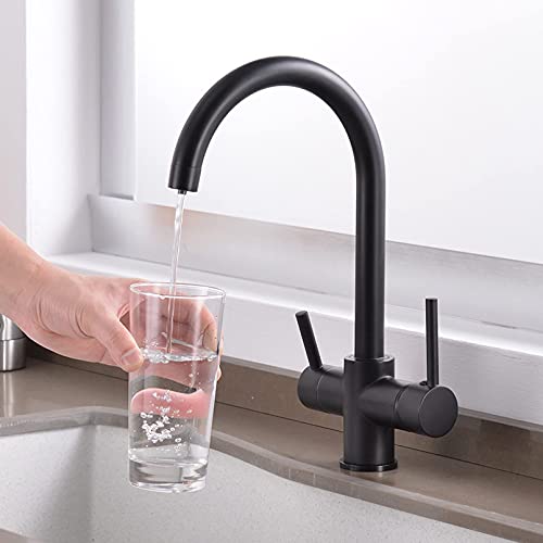 Faucet Becken Wasserhahn Trinkwasser Wasserhahn Griff Küche Waschbecken Wasserhähne Griff Oatmate Filter Küche Wasserhahn Qualität Messing Küchenarmaturen Faucet von Generic