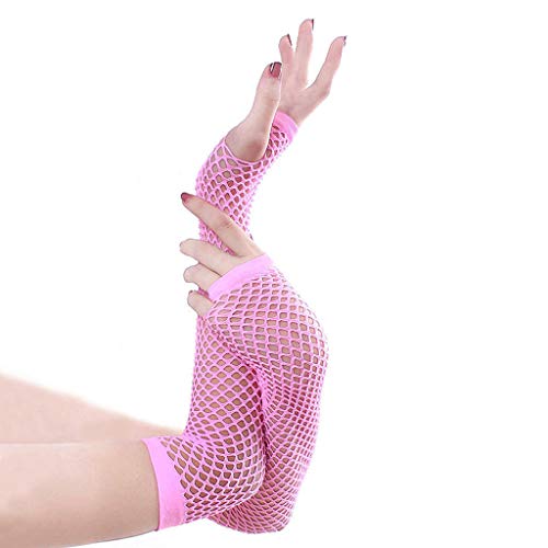 Fingerlose Handschuhe Damen Winter Warme Thermo Fahrradhandschuhe Touchscreen Winterhandschuhe Gefüttert Gloves Skihandschuhe Fahrradhandschuhe Thermohandschuhe (Pink, One Size) von Generic