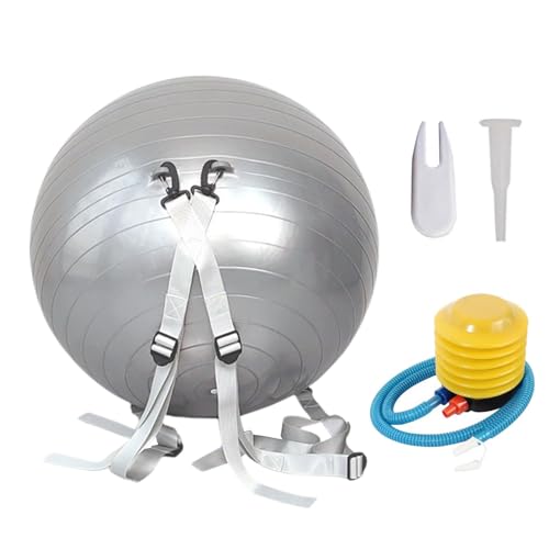 Fitness-Ball, Fitness-Schutz-Yoga-Ball | Fitness-Yoga-Ball, 250 kg Kapazität, multifunktionaler Hilfsball, verstellbare Schultergurte, Salto-Hilfsball für Fitnessstudio, Zuhause von Generic