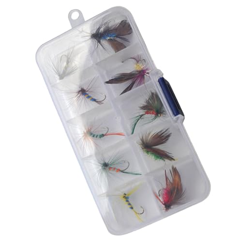 Fliegenfischköder – robuste Fliegenfischköder, verschiedene Fliegenhaken-Set | 10-teilige lebensechte Angel-Poppers mit Haken, kompaktes Fliegenbinde-Set, langlebige Köder, ideal zum Fangen von Barsch Fliegenfischköder – robuste Fliegenfischköder, verschiedene Fliegenhaken-Set | 10-teilige lebensechte Angel-Poppers mit Haken, kompaktes Fliegenbinde-Set, langlebige Köder, ideal zum Fangen von Barsch von Generic