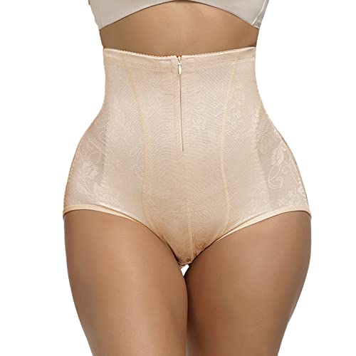 Frauen Body Shaper Shapewear Modellierung Gürtel Taille Trainer Reißverschluss Schlankheitshülle Frau flachen Bauch Spitzen-Slip von Generic