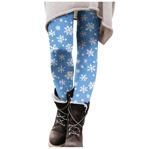 Frauen Weihnachten Leggings Hohe Taille Fitness Leggings Hosen Sport Stretch Yogahosen Slim Fit Laufhose Christmas Hosen Für Frauen Weihnachts Winter Strumpfhose Sportleggins Damen Yogahose Damen von Generic