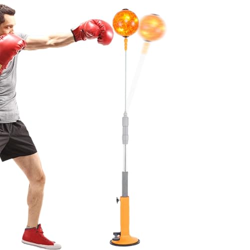 Freistehender Boxsack – Schwerer Boxsack-Trainer, Speed-Boxständer, Heimtrainingsausrüstung | Freistehender Boxtrainer, Boxsackständer für Kinder, Erwachsene, Mädchen, Anfänger von Generic