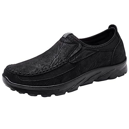 Freizeitschuhe für Herren, Sportschuhe aus Leder, trendiges Design für einen aktiven Lebensstil, Turnschuhe, wasserdichte Herren-Sneaker von Generic