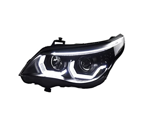 Für BMW E60 520I 523I 530I 2003-2010 2009 2008 2007 2006 2005 Auto Lichter Scheinwerfer Kopf Lampe DRL projektor Objektiv Automotive von Generic