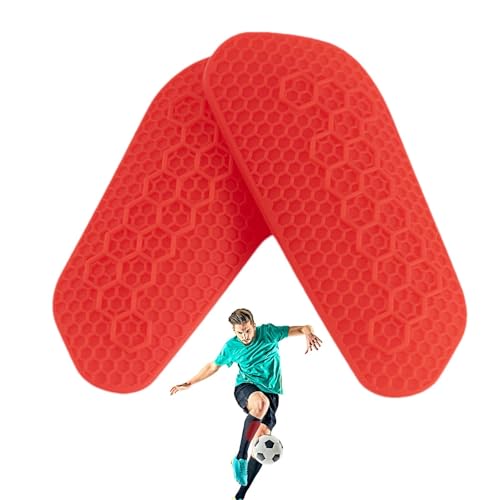 Fußball-Beinschutz für Schienbein und Knöchel – Schutzausrüstung für Kinder, Jugendliche und Erwachsene | Leichte Schienbeinschoner mit verstellbaren Riemen | Langlebige und Bequeme Schienbeinschoner von Generic