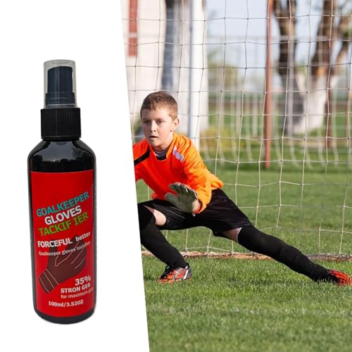 Fußball-Griffspray – Fußball-Griffspray, Fußball-Klebespray Für Handschuhe, Spray Für Besseren Halt Auf Handschuhen, Multifunktionales Fußball-Handschuh-Klebespray, Torwarthandschuh-Griffspray-Kleber von Generic