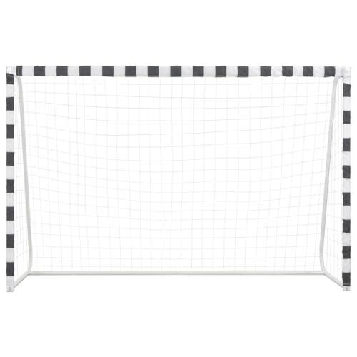 Fußballtor 300 x 200 x 90 cm Metall Schwarz und,91954 von Generic