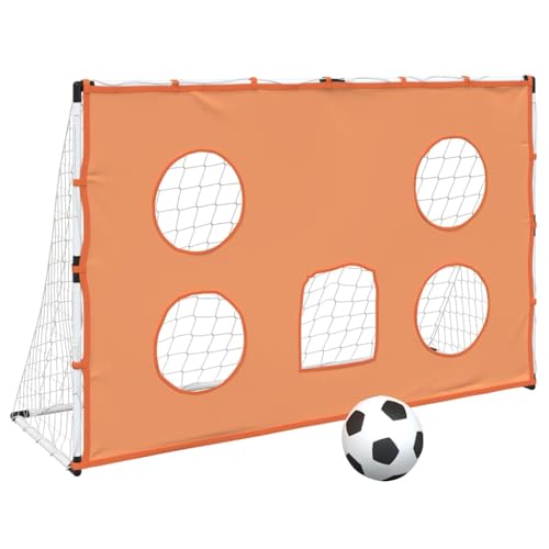 Fußballtor für Kinder mit Zielmatte und Ball 182x62x118 cm,4008439 von Generic