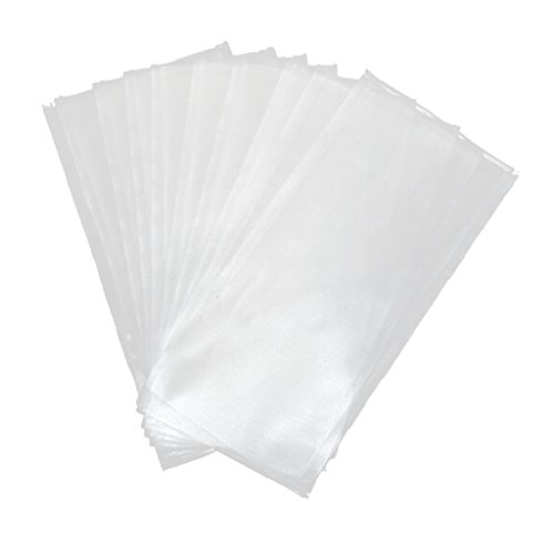 Generic 50 Stück/Pack Wasserlöslich PVA Bags/PVA Beutel/PVA Tüten für Karpfenköder - Köder Beutel - 6x12cm von Generic