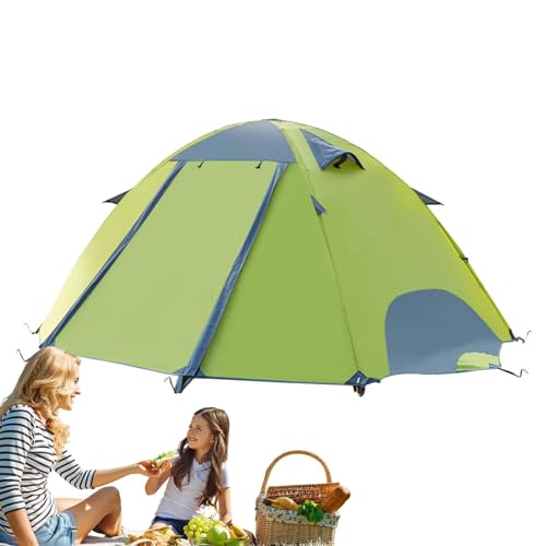 Campingzelt 2 Personen,Zelte für Camping 2 Personen | Pop-Up-Zelt, großes Campingzelt, wasserdicht,Leichtes Wander- und Rucksackzelt, feinmaschiges, atmungsaktives Campingzelt für jedes Wetter von Generic