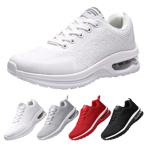 Generic Damen Mesh Laufschuhe Turnschuhe Sportschuhe Sneaker Running Tennis Schuhe Straßenlaufschuhe Dämpfung Leichtgewichts Atmungsaktiv Walkingschuhe Outdoor Fitness Jogging von Generic