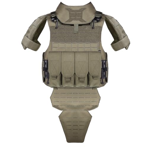 Generic Taktische Plattenträger Weste, Militär Airsoft Paintball Tactical Vest, Rhino D-Verteidigung Festung Taktische Weste für Herren, MOLLE Weste Jagd Angeln Camping Generic Taktische Plattenträger Weste, Militär Airsoft Paintball Tactical Vest, Rhino D-Verteidigung Festung Taktische Weste für Herren, MOLLE Weste Jagd Angeln Camping von Generic