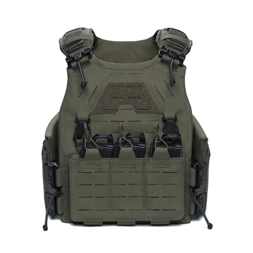 Generic Taktische Weste Herren, Militär Plattenträger Weste MOLLE Combat Weste, Einsatzweste Tactical Vest mit Molle-Gurtband für Camping Wandern CS Outdoor Training, 32599TO5XCT6R100E1J Generic Taktische Weste Herren, Militär Plattenträger Weste MOLLE Combat Weste, Einsatzweste Tactical Vest mit Molle-Gurtband für Camping Wandern CS Outdoor Training, 32599TO5XCT6R100E1J von Generic