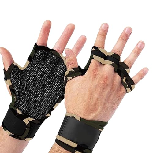 Gewichtheber-Handschuhe, Handgelenkbandage, Fitness-Handschuhe, belüftet, für Damen und Herren, ideal für Handunterstützung, Gewichtheben von Generic