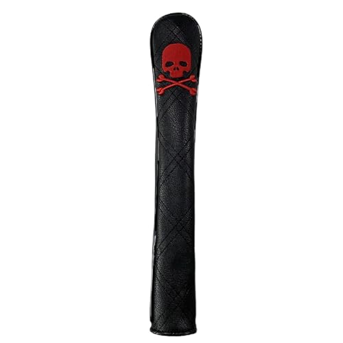 Golf Alignment Stick Cover - PU-Lederhülle, Golf Alignment Stick Cover | wasserdichte Golfschlägerhülle, stilvolle Schutzhülle für Schwungtraining, passend 2 Schläger, Geschenk für Freunde Verwandte von Generic