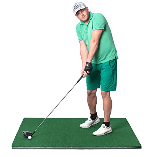 Golf Driving Range Practice Mat 1515 Golf Exercise Artificial Grass (150x150 cm) von Generic