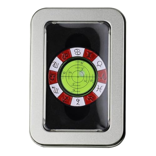 Golf-Green-Reader, Golfballmarker, wasserdichte Golfballmarker | Mit Hochpräziser Horizontaler Blase, Golf-Green-Messgerät, Putt-Reader, Golf-Green Hilfe, Golf-Tool Für Männer Und Frauen von Generic