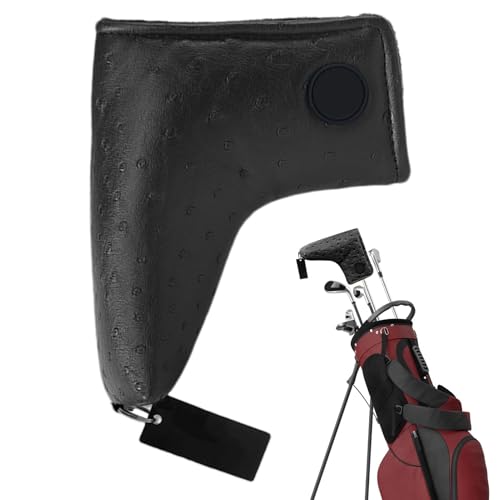 Golf-Putter-Abdeckung – magnetische Putter-Schlägerhauben für Mallet-Putter | Robuste Putter-Abdeckung für Damen und Herren, schützende Golf-Schlägerhaube, stilvolles Zubehör für Golftaschen und Schlä von Generic