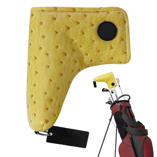 Golf-Putter-Schlägerkopf-Abdeckung – Golf-Driver-Schlägerkopf-Abdeckung – Golf-Putter-Abdeckung, Magnetische Putter-Schlägerkopf-Abdeckung | Golfzubehör Mit Magnetverschluss, Mallet-Putter-Abdeckungen von Generic