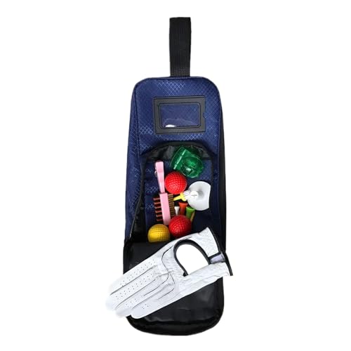 Golf-Schuhtasche, Schuhtasche für Golfschuhe | Wasserdichte Golf-Tragetasche mit Reißverschluss, Schuhtasche | Aufbewahrungstaschen mit Tasche, tragbare Außentasche P, blau, Se référer au descriptif, von Generic