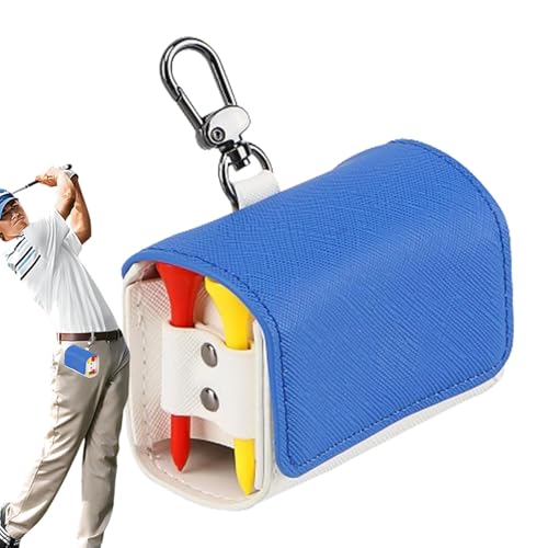 Golf T-Shirt Tasche Tasche für Golfshirt Tasche - Wasserdichte Golfballtasche | Golfball Zubehör | Golfballzubehör Golftasche PU Leder für Golf-Training, to von Generic