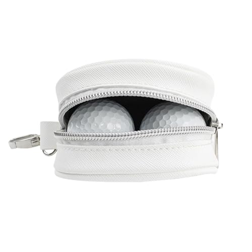 Golf-Tee-Tasche,Golf-Tee-Tasche - Golfball-Hüfttasche aus PU-Leder,Kompakter Taschensack-Sammler mit Clip, tragbare Tragetasche, Tee-Halter, Gürteltasche für Männer und Frauen, Outdoor-Sportliebhaber von Generic