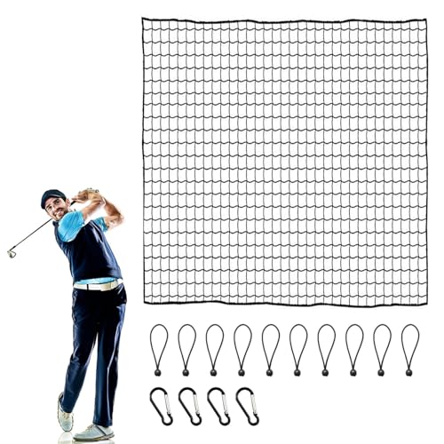 Golf-Übungsnetz – Langlebige Golf-Trainingsnetze, Golf-Schwunghilfenetze | Golf-Trainingshilfen Effektive Ballblockierung Geeignet Für Feldhockey-Volleyball von Generic