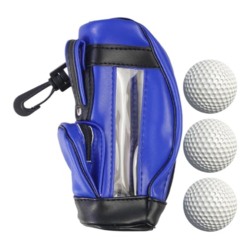 Golf-Zubehörtasche, wasserdichte PU-Golf-Zubehörtasche mit Reißverschluss, tragbare Golftasche, wiederverwendbare Balltasche für Mädchen, Kinder, Erwachsene von Generic