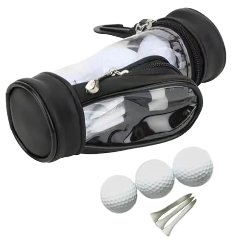 Golfball-Aufbewahrung – Golf-Tee-Tasche | multifunktionale Golf-Zubehörtasche, verschleißfester Golf-Zubehör-Organizer für Tees, Divot, Ballmarker von Generic