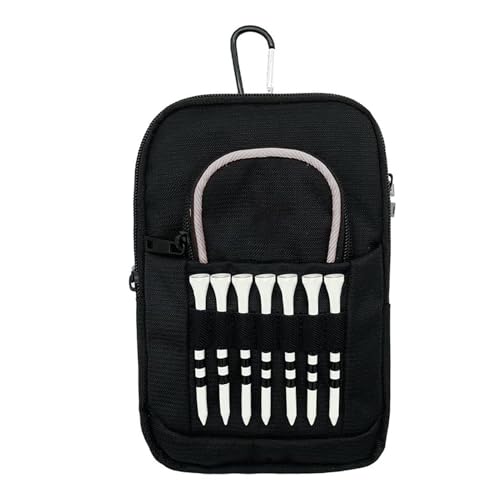 Golfball-Halter für Tasche, Golftaschen-Organizer, Golf-Wertsachen-Tasche, tragbare Golfschläger-Tasche, Zubehör, Golftasche, Organizer für Männer und Frauen von Generic