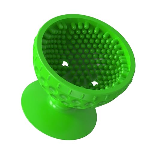 Golfballbürste, Golfballwascher | Weiche Silikonbürste für Golfbälle mit Saugnapfboden - Tragbares Golfzubehör, multifunktionaler Reinigungsbürsten-Golfballständer für eine effiziente Reinigung von Generic