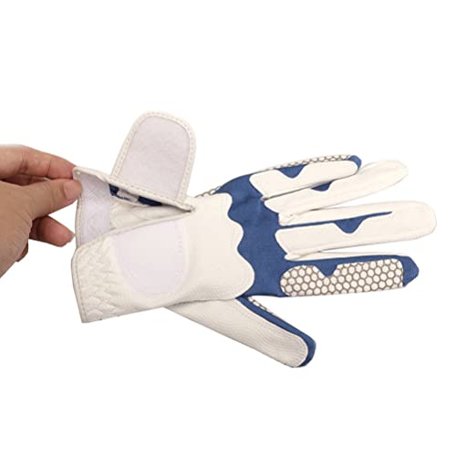 Golfhandschuh, Elastischer Silikonhandschuh, Flexibilität, Atmungsaktiv, Verbessert den Griff, Ergonomisch, Verstellbar, für Schläger (23 / m (Linke Single) von Generic