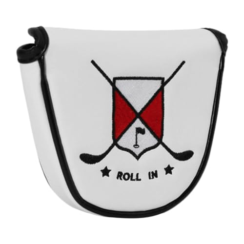 Golfschläger-Putter-Abdeckungen – Eisen-Schlägerhülle, Treiber-Schutzhülle | Tragbarer Putter Mallet Golfschlägerschutz mit Magnetverschluss, gemusterte Golfhüllen für Anfänger und Golfliebhaber Golfschläger-Putter-Abdeckungen – Eisen-Schlägerhülle, Treiber-Schutzhülle | Tragbarer Putter Mallet Golfschlägerschutz mit Magnetverschluss, gemusterte Golfhüllen für Anfänger und Golfliebhaber von Generic