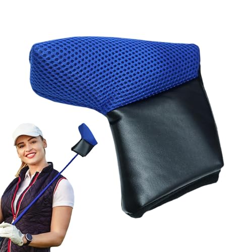 Golfschläger-Schutzhülle, Golf-Putterabdeckung, Golfschlägerabdeckung Clubschutz - L-förmige Golfkopfabdeckung, Golf-Putter-Schutzhülle, passend für die meisten Eisen, Golfzubehör von Generic