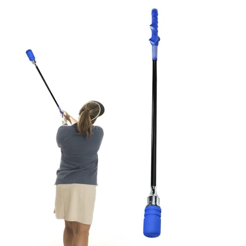 Golftrainer Schwunghilfe,Golfschwung-Geschwindigkeitstrainer - Golfschwungschläger,Rechtshänder-Golfschwungtrainer, Hilfsmittel für Kraft, Griff, Indoor-Übungen, Chipping, Schlagen, Golfzubehör von Generic