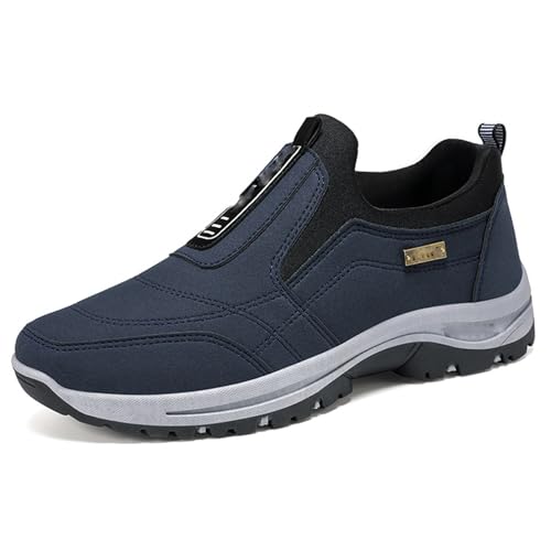 Gotosleeps Orthopädische Wanderschuhe,Bequeme Wanderschuhe Wasserdicht Atmungsaktiv rutschfest Wanderschuhe (Blue,8) von Generic