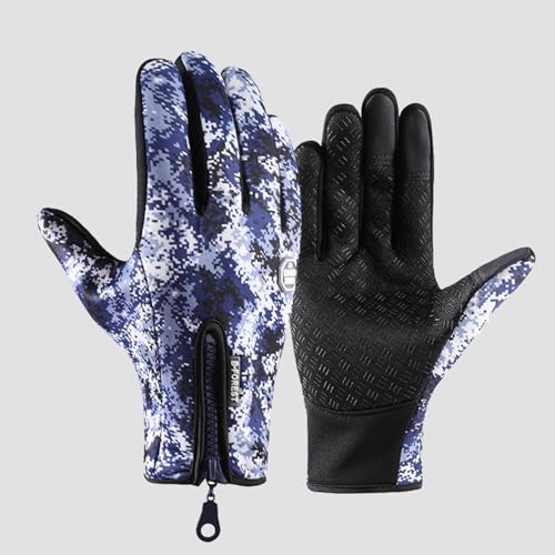 H,L, Touchscreen Handschuhe Winter Fahrradhandschuhe Unisex-Winterhandschuhe Mit Touchscreen Warm Wasserdicht für Outdoor-Arbeiten, Laufen und Radfahren von Generic