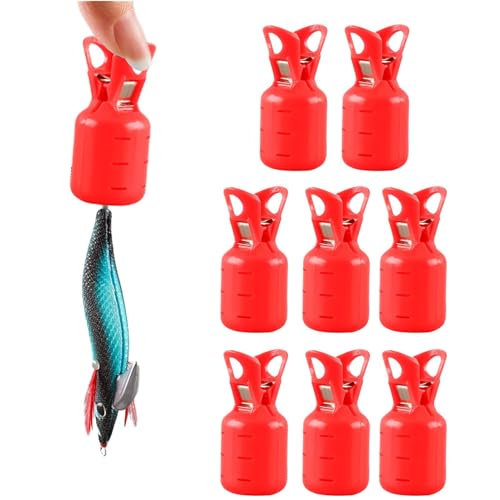 Hakenhauben für Angelhaken - Angel-Tintenfisch-Haken-Abdeckung 10 Stück Robuste und Leichte Hakenschutz-Abdeckungen, Praktisches Zubehör für Angler und Outdoor-Abenteuer Hakenhauben für Angelhaken - Angel-Tintenfisch-Haken-Abdeckung 10 Stück Robuste und Leichte Hakenschutz-Abdeckungen, Praktisches Zubehör für Angler und Outdoor-Abenteuer von Generic