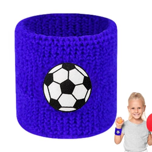 Handgelenk-Schweißbänder – atmungsaktive Kinder-Handgelenkbandage, tragbares Sport-Handband, feuchtigkeitsableitende Sportarmbänder, bunte, schweißabsorbierende Armbänder für Tennis, Basketball, von Generic