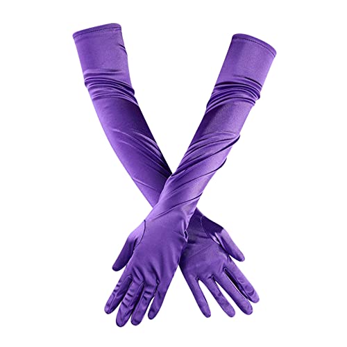 Handschuhe Damen Winter Warme Thermo Fahrradhandschuhe Touchscreen Winterhandschuhe Gefüttert Gloves Skihandschuhe Fahrradhandschuhe Thermohandschuhe (Purple, One Size) von Generic