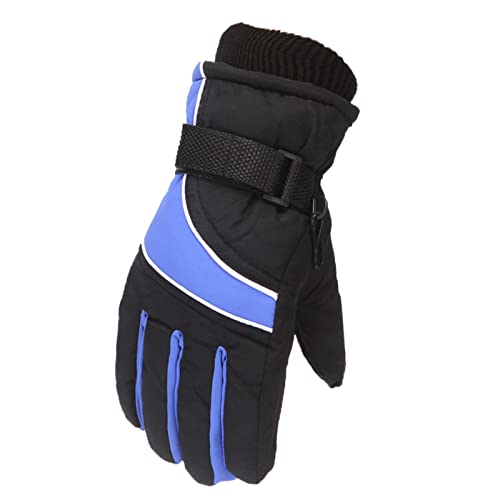 Handschuhe Weiß SchüTzenfest TüLl Schwarz Winterhandschuhe Outdoor Schnee Skating Snowboarden Winddicht Langlebig Warm Print Skihandschuhe Lange WeißE Handschuhe Damen White (Sky Blue, One Size) von Generic